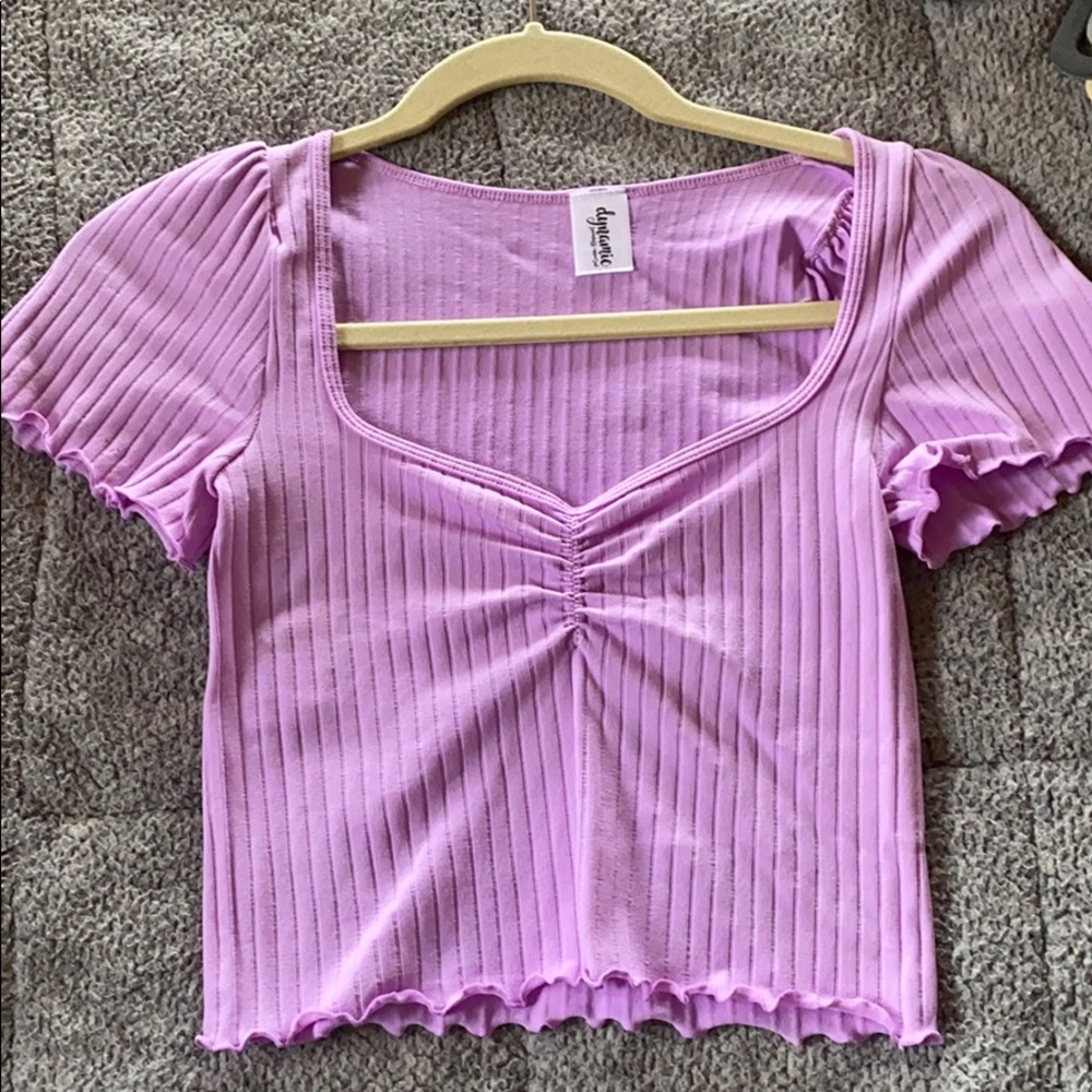 Lilac Crop Top